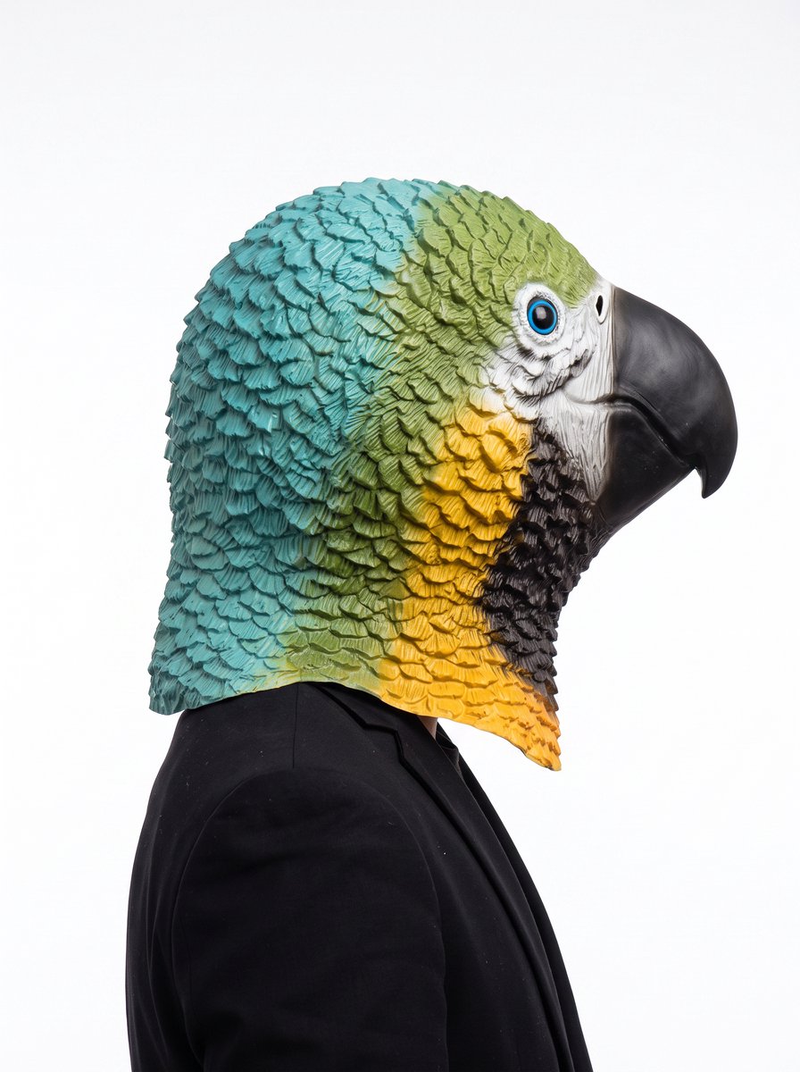 Papegaai masker