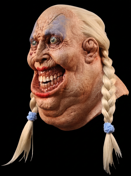 Clown masker met lange haren