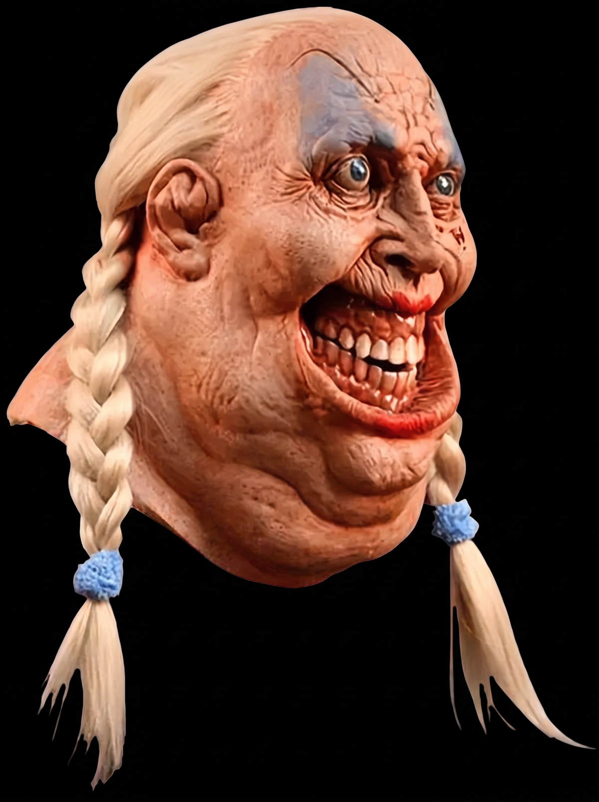 Clown masker met lange haren