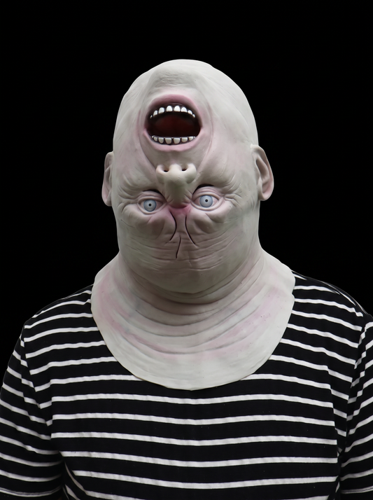Ondersteboven zombie masker