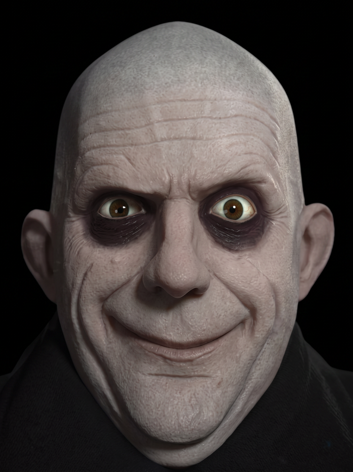 Uncle Fester masker (The Addams Family)
